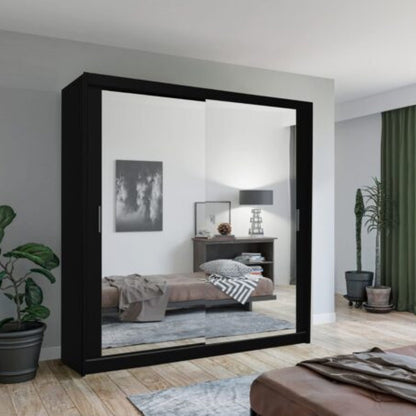 Chicago 2 Door Sliding Wardrobe With Mirror