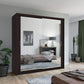 Chicago 2 Door Sliding Wardrobe With Mirror